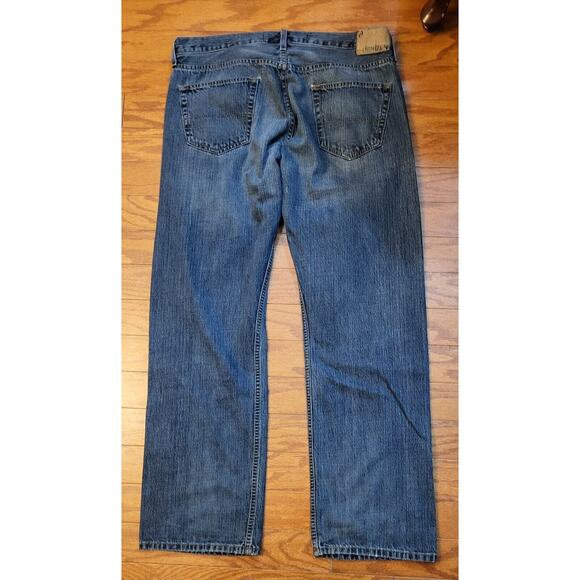 DENIZEN from Levi's Men's Loose Relaxed Fit Blue Denim Jeans Size 38x33 (Actual) - Picture 5 of 15